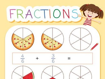 Fractions KS2 Worksheet