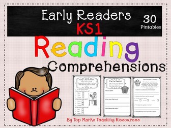 KS1 and Early Years English Reading Comprehensions
