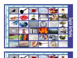 Phonics Consonant Blends bl-cl-fl-gl-pl Photo Battleship Game