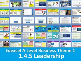 Leadership styles - A Level Business