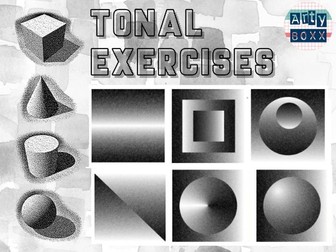 TONAL EXERCISES - Shading and Basic Form Worksheet