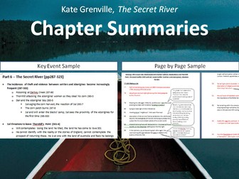 Kate Grenville - "The Secret River", FULL Chapter Summaries