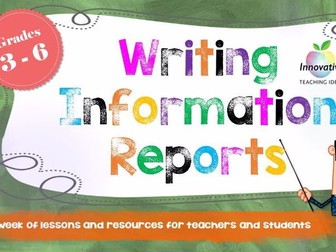 Information Report Writing Unit