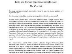 Crucible essay example image