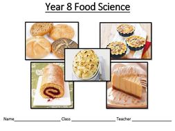 Food science scheme of work and resources.