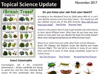 Topical Science Update  - November 2017