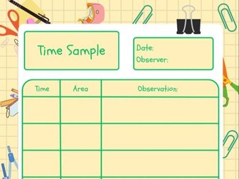Observations - Time Sample