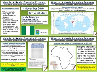 Nigeria: A Newly Emerging Economy (NEE)