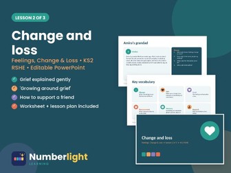 Change and Loss: Understanding Grief – KS2 RSHE 2026 Lesson