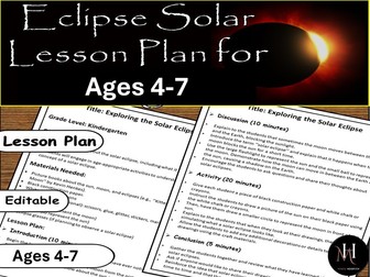 Solar Eclipse Lesson Plan - Eclipse Exploration