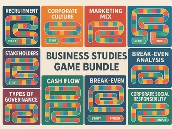 Business Studies Game Bundle - 13 games