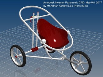 Computer Aided Design CAD Video using  Autodesk® Inventor Professional