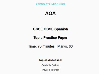 AQA GCSE Spanish Practice