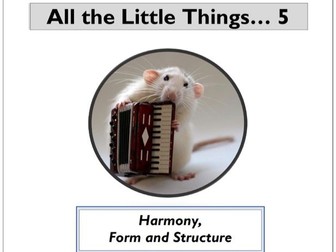 GCSE Music – Revision – Harmony, Form and Structure