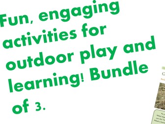 Simple, last minute children's outdoor activities