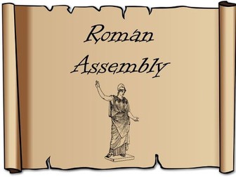 Roman Class Assembly Script – KS2 history, primary, activity, Romans