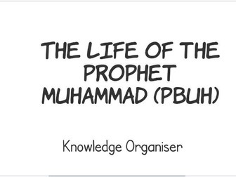 Knowledge Organiser: The Life of the Prophet Muhammad