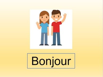 French lesson one greetings
