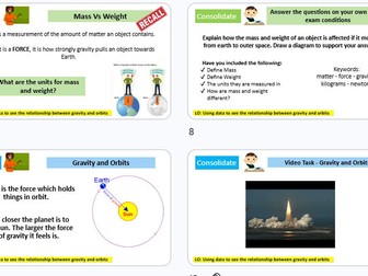 Mass Vs Weight KS3 Science