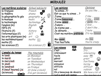 Studio 2 Module 2 Vocabulary list