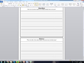 Revision Booklet - Love and Relationships AQA poetry