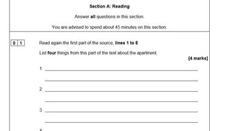 paper template exam Paper for (and Language An (AQA mock 8700) 1 English exam