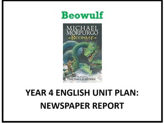 Y4 Newspaper Report - Beowulf's Final Battle