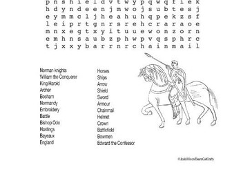 Bayeaux Tapestry Word Search