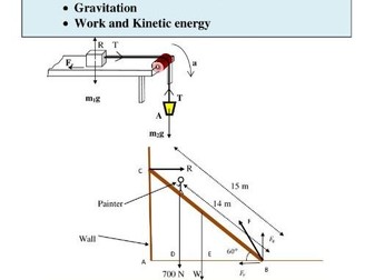 Mechanics, Gravitation, and Work and Kinetic energy