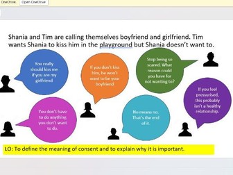 PSHE Consent. What is consent and why is it important?