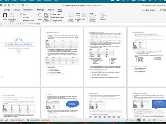 Spanish grammar guide