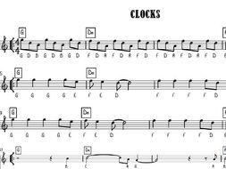 Coldplay - Clocks | Teaching Resources