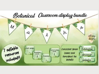 Nature themed classroom display