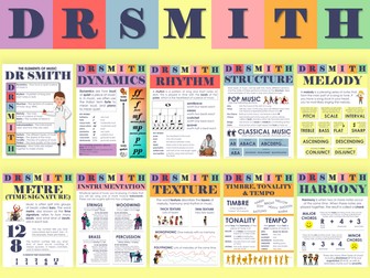 DR SMITH Elements of Music Posters