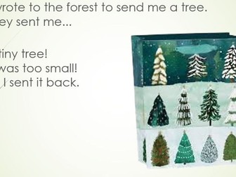 Dear Forest Story - a story about finding a Christmas tree