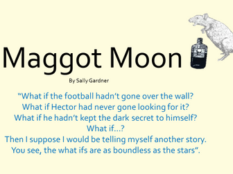 Maggot Moon by Sally Gardner- scheme of work/PowerPoint/Resources