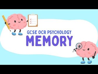 GCSE OCR Psychology - Memory Resources