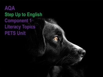 AQA Step Up to English: Component 1 PETS *NEW for 2024*