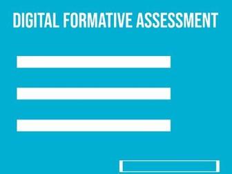 Checklist for preparing for formative assessment using a digital content