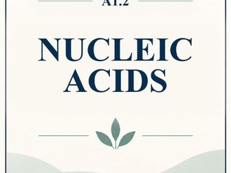 IB Biology HL A1.2 Nucleic Acids MCQ Practice