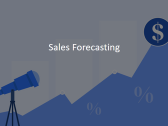 Sales Forecasting (Edexcel A Level Business 2.2.1)