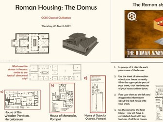 Roman City Life: The Domus (Roman Housing)