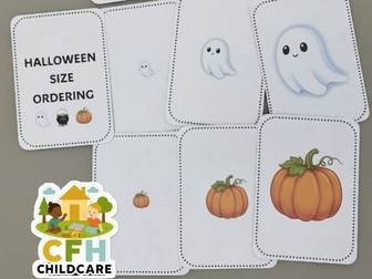 Halloween Size Sorting Flashcards – EYFS Learning Resource