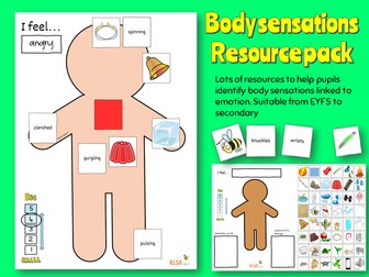 Body Sensations anxiety, anger, sadness, fear  ELSA Support