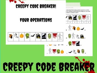 Creepy Code Breaker - Halloween Maths