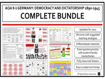 Germany Democracy and Dictatorship Complete Bundle