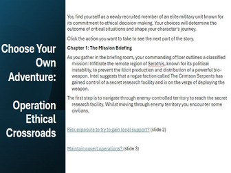 Ethics Choose Your Own Adventure