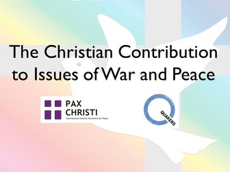 The Christian Contribution to Issues of War and Peace