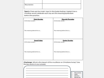 Christian Practices Homework Booklet AQA