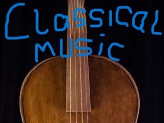 The Classical Concerto for GCSE Music Question sheet